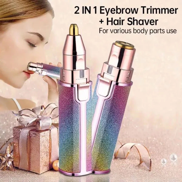 2-in-1 Eyebrow Trimmer for Women