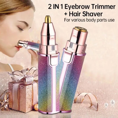2-in-1 Eyebrow Trimmer for Women